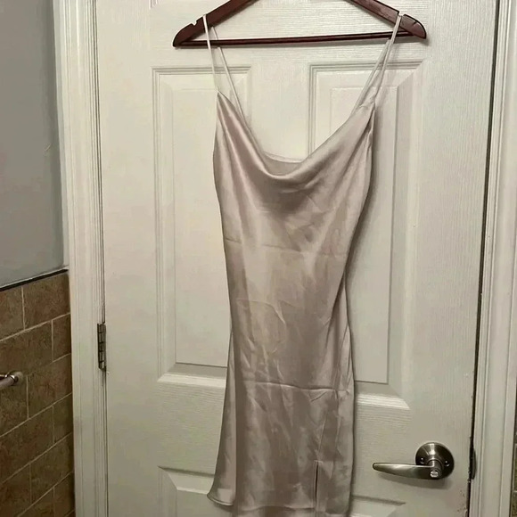 Cowlneck slip dress - Picture 3 of 7